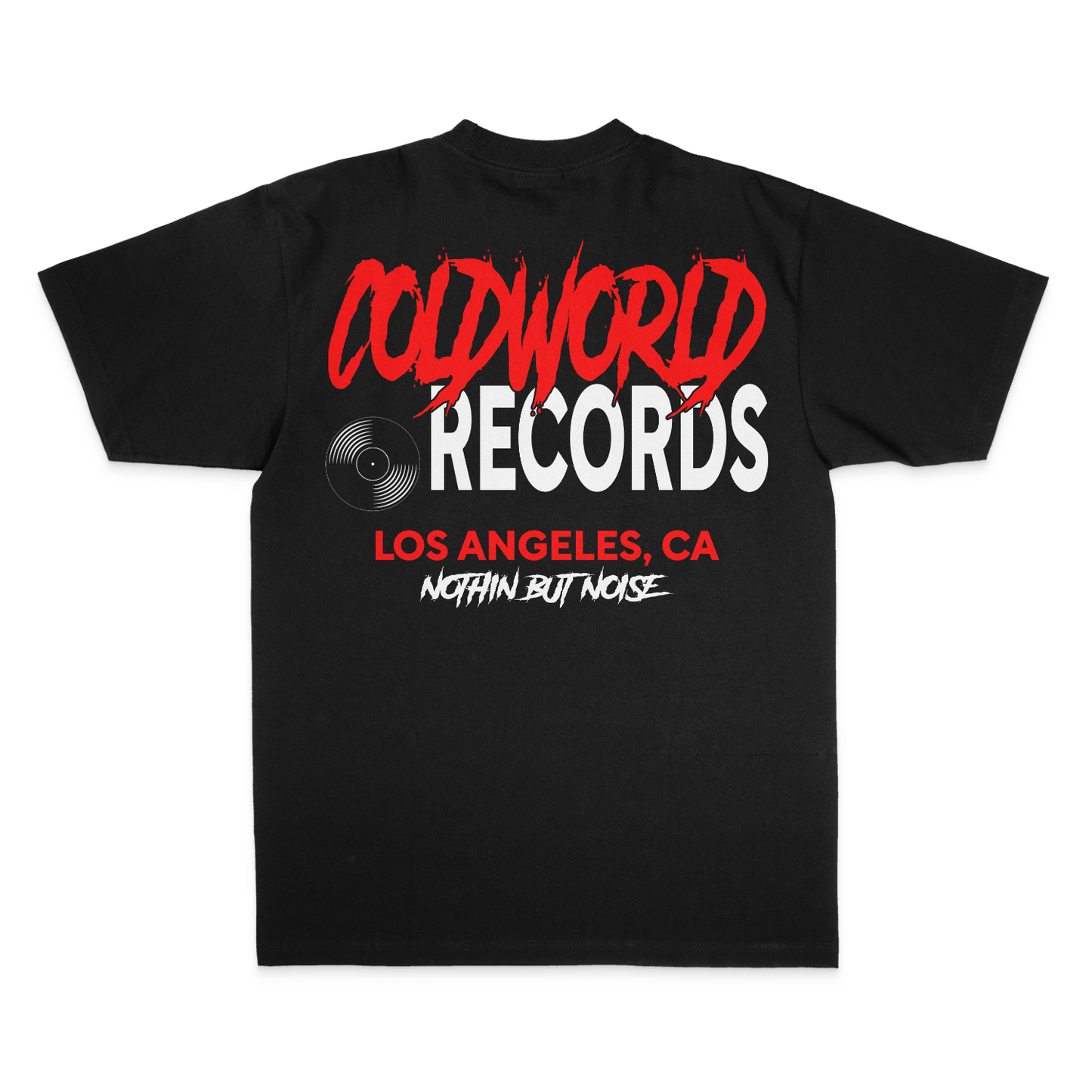 CW RECORDS TEE (BLACK) (IN-HAND)