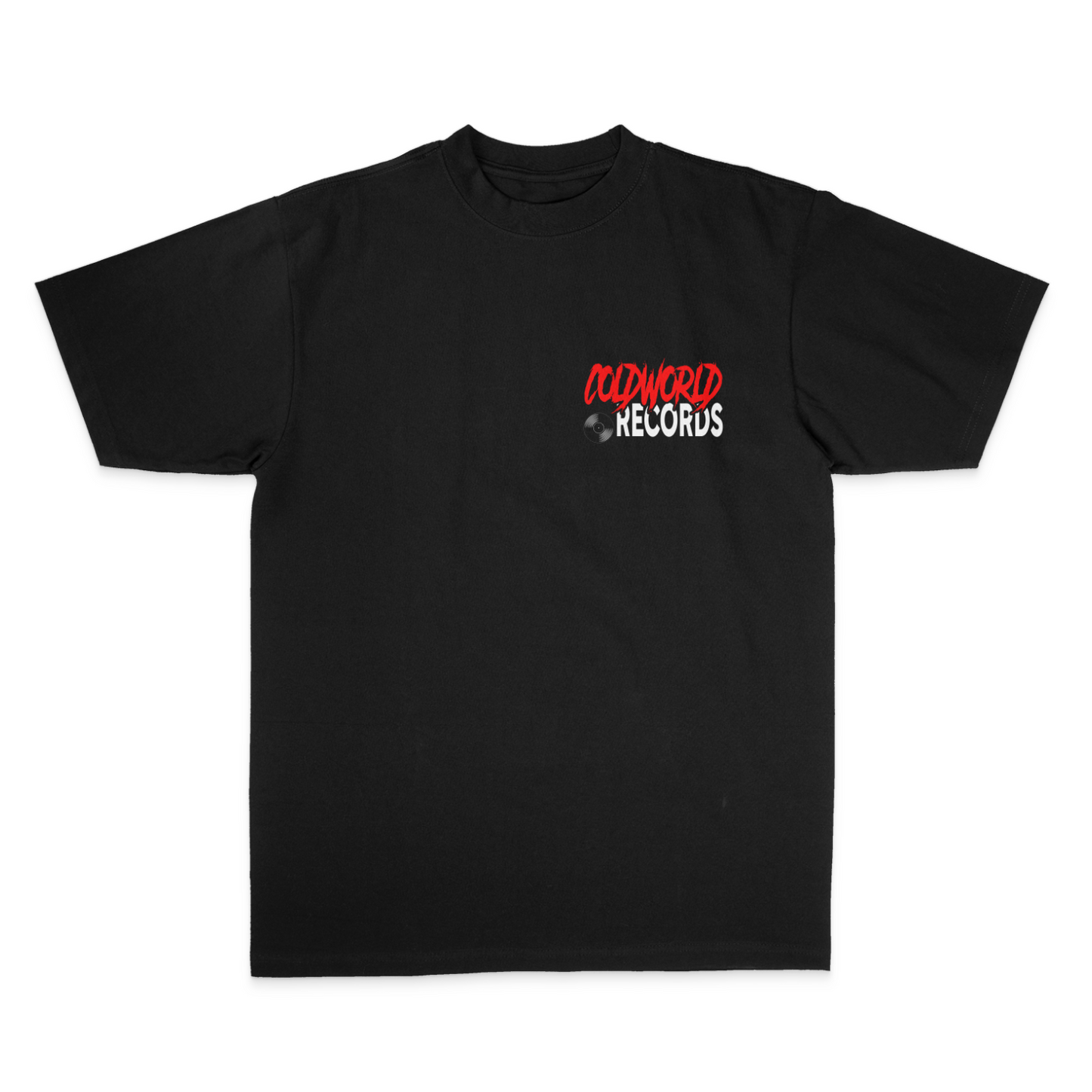 CW RECORDS TEE (BLACK) (IN-HAND)