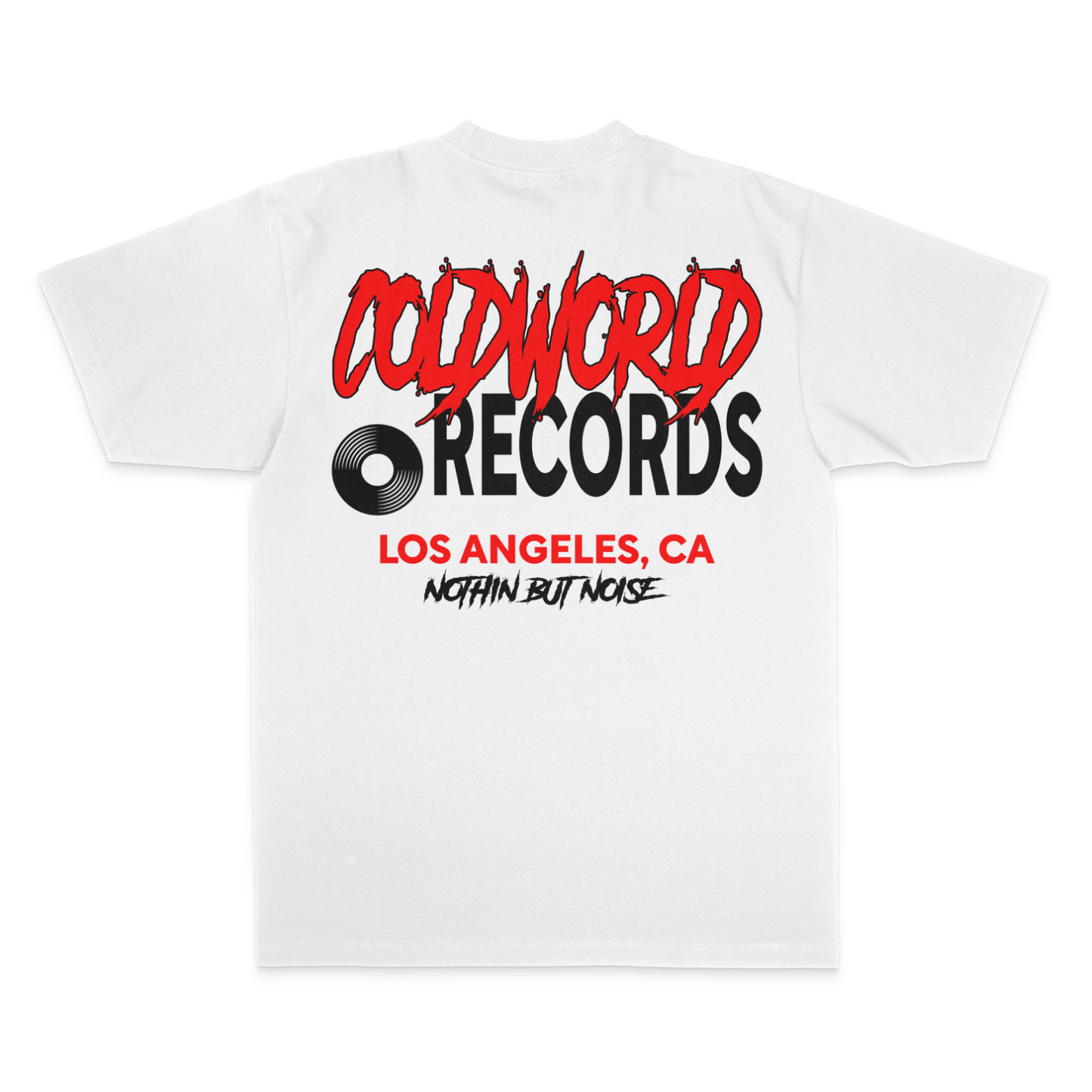 CW RECORDS TEE (WHITE) (IN-HAND)