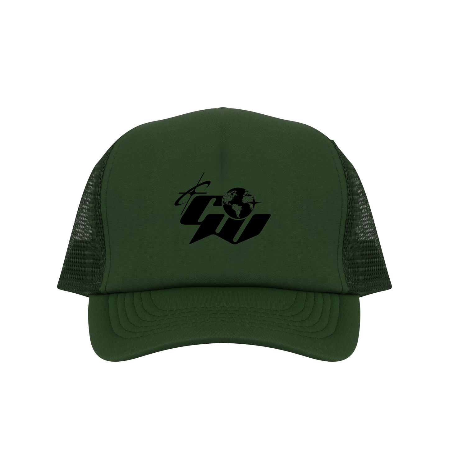 CW LOGO TRUCKER (OLIVE)