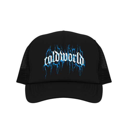 CW HARDCORE TRUCKER HAT (LIGHT BLUE)