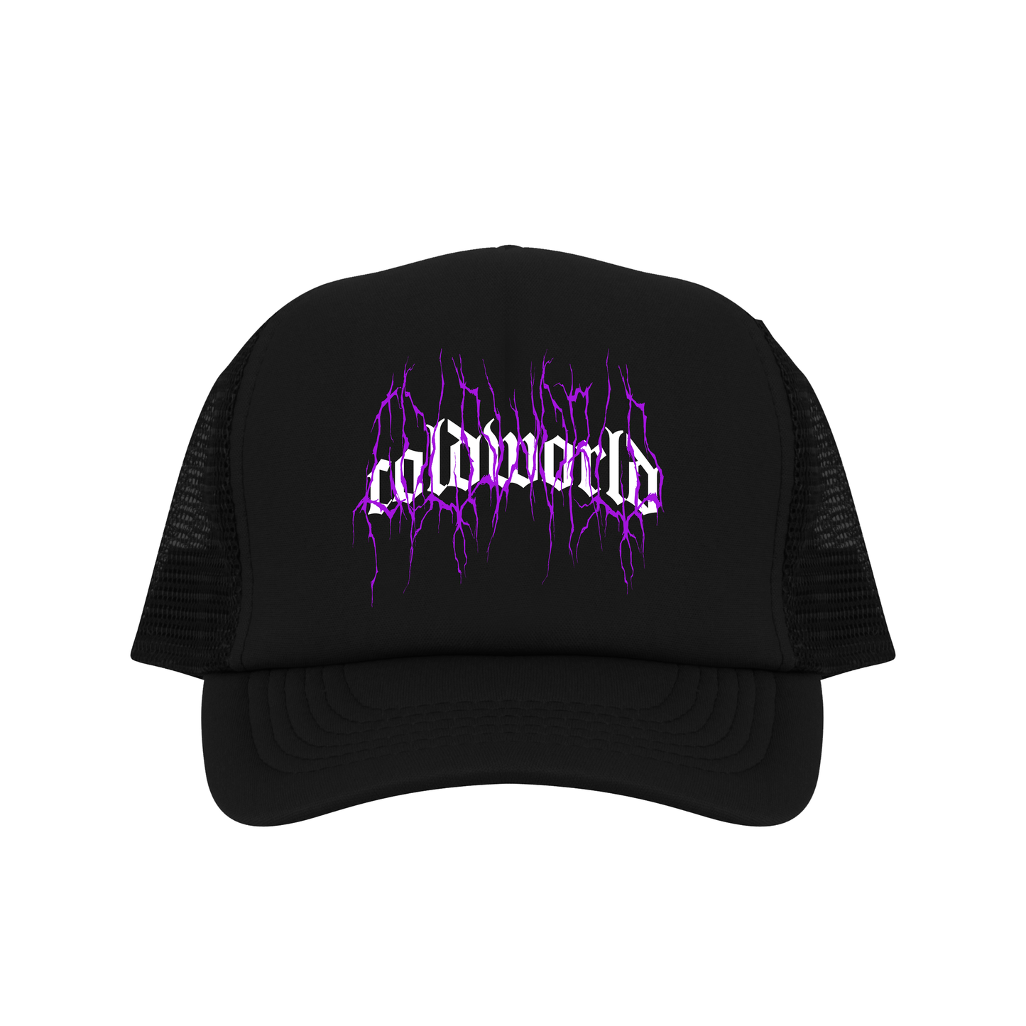 CW HARDCORE TRUCKER HAT (PURPLE)