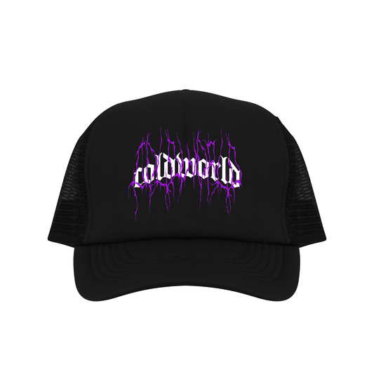 CW HARDCORE TRUCKER HAT (PURPLE)